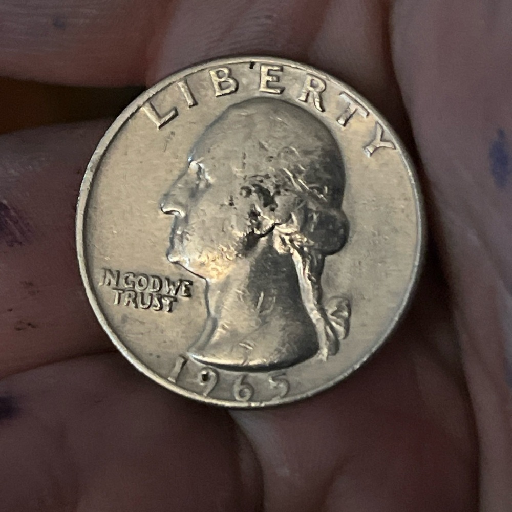 1965 mint condition quarter